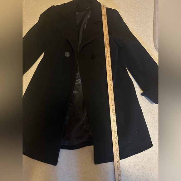 Express Wool Trench Coat black size XS - Picture 8 of 9